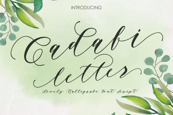 Cadafi Letter Font