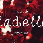 Cadella Font Poster 1