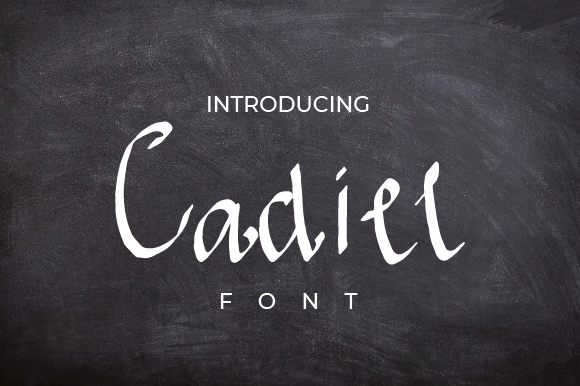 Cadiel Font Poster 2