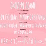 Cahaya Alami Font Poster 3