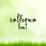 California Font Poster 1