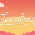 California Sunset Font Poster 2