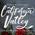 California Valley Font Poster 1