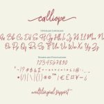 Calliope Font Poster 3