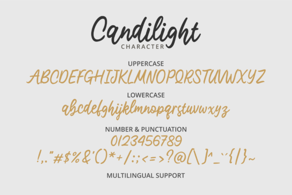 Candilight Font Poster 5