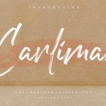 Carliman Font Poster 1