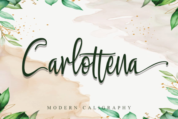 Carlottena Font Poster 1