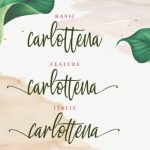 Carlottena Font Poster 8