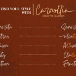 Carnollia Font Poster 3