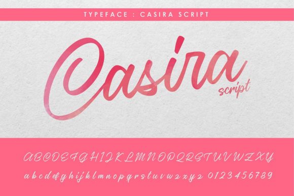 Casira Font Poster 2