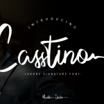 Casstino Font Poster 1