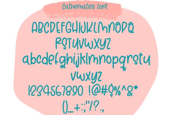 Cathematics Font Poster 9