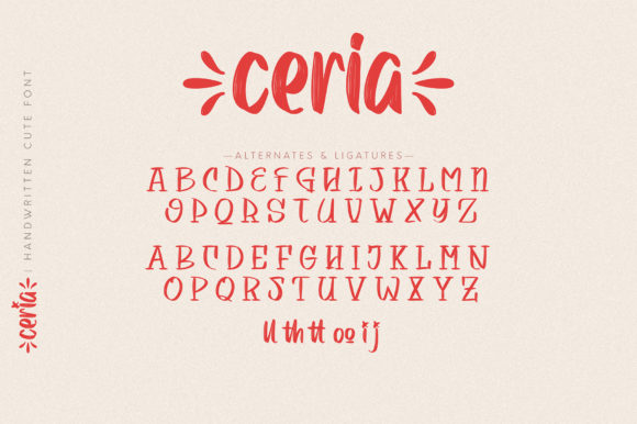 Ceria Font Poster 11