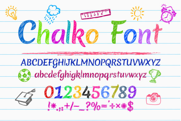 Chalko Font Poster 1