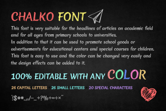 Chalko Font Poster 3