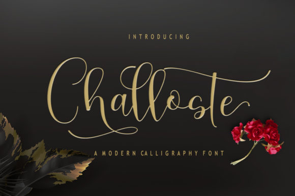 Challoste Font Poster 8