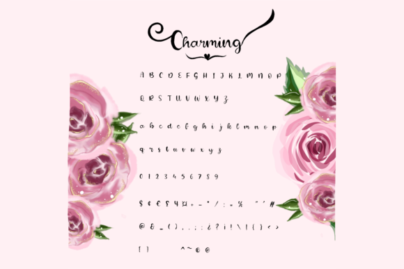 Charming Font Poster 2