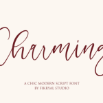 Charming Font Poster 1