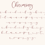 Charming Font Poster 11