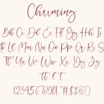 Charming Font Poster 9