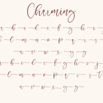 Charming Font Poster 10