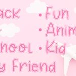 Children Happy Font Poster 3