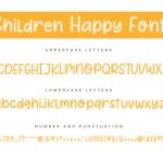 Children Happy Font Poster 4