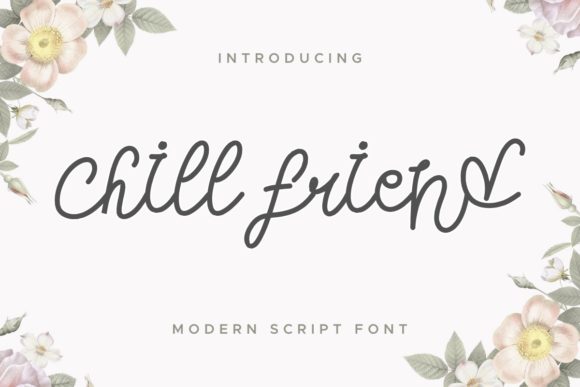 Chill Friend Font Poster 1