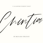 Chintia Font Poster 1