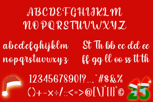 Christmas and Santona Font Poster 9