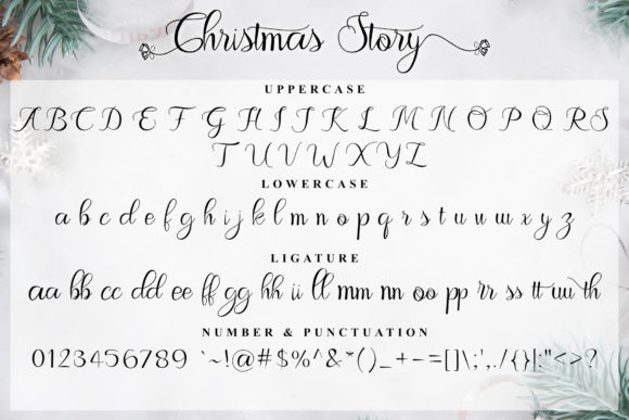 Christmas Story Font Poster 7