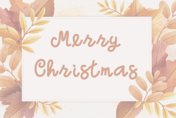 Christmas Style Font Poster 4