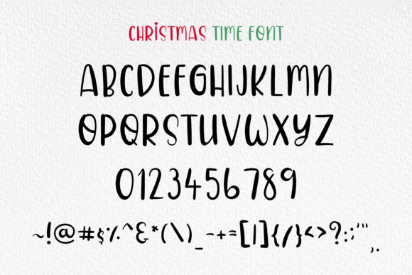 Christmas Time Font Poster 5