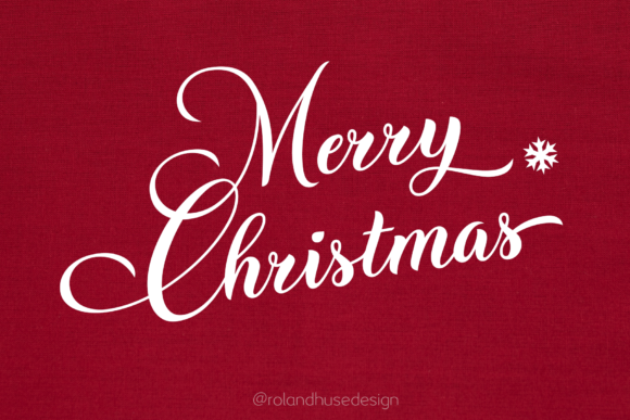 Christmas Wish Font Poster 2