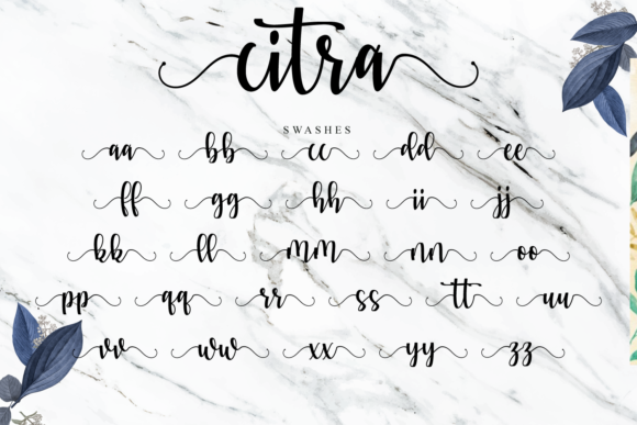 Citra Font Poster 10