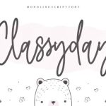 Classyday Font Poster 1