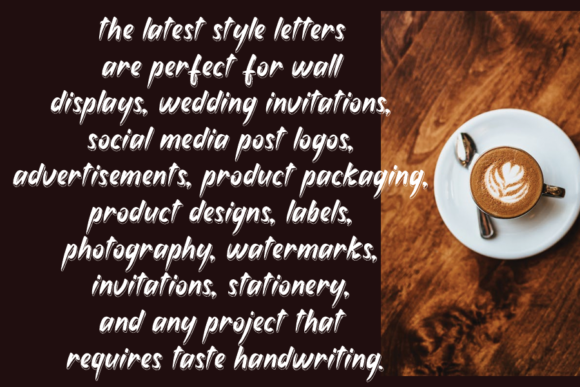 Coffe Cokie Font Poster 3