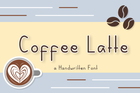 Coffee Latte Font Poster 1