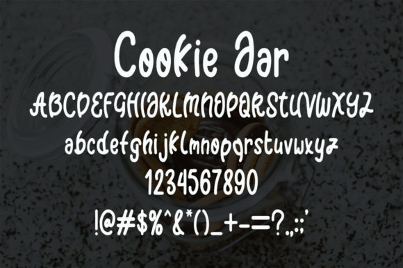 Cookie Jar Font Poster 5