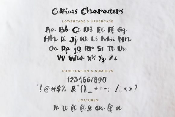 Currant Font Poster 6