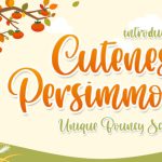 Cuteness Persimmon Font Poster 1