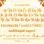 Cuteness Persimmon Font Poster 5