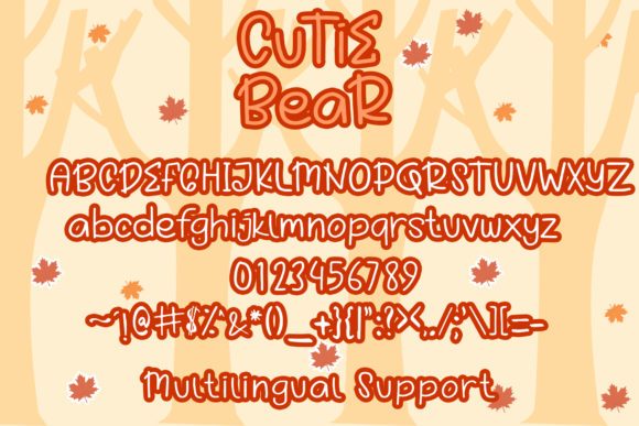 Cutie Bear Font Poster 6