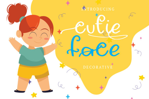 Cutie Face Font Poster 2