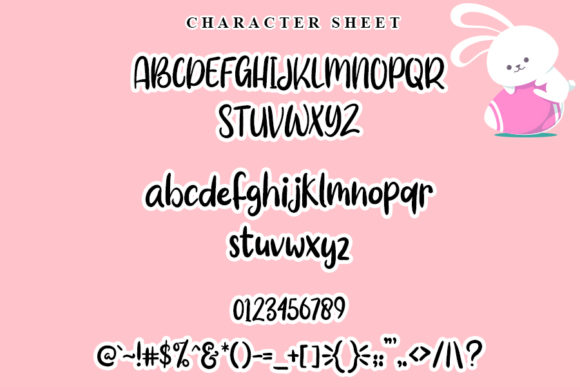 Daily Rabbit Font Poster 3