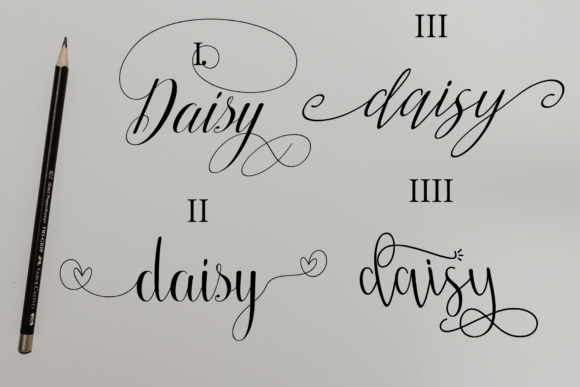 Daisy Font Poster 2