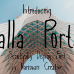 Dalla Portas Font Poster 1