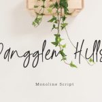 Dangglem Hills Font Poster 1