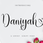 Daniyah Font Poster 1