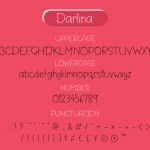 Darlina Font Poster 3